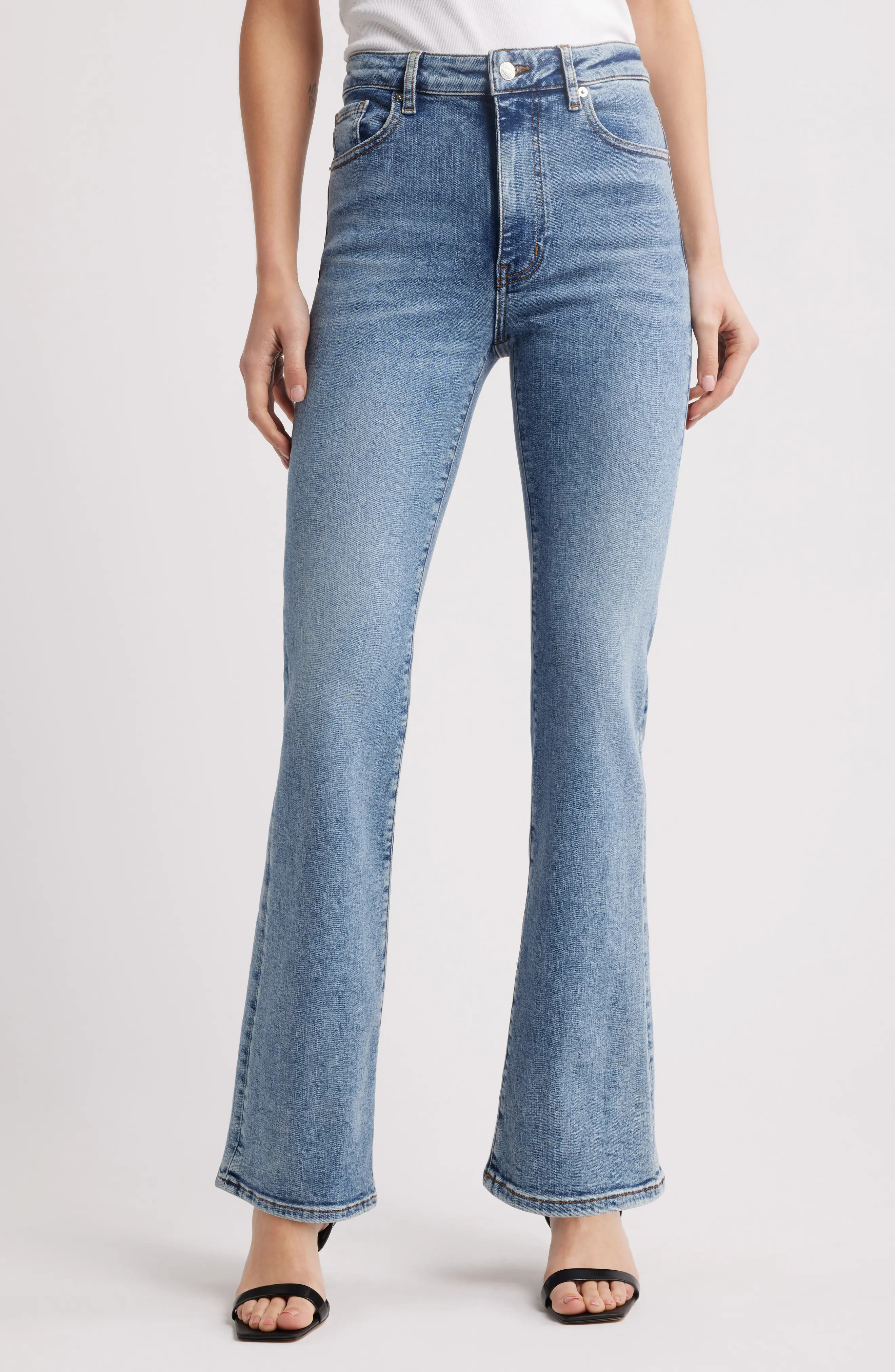 FRAME The Reboot High Waist Bootcut Jeans in Crave at Nordstrom Rack, Size 26 | Nordstrom Rack