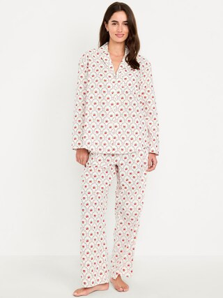 Poplin Pajama Pant Set | Old Navy (CA)