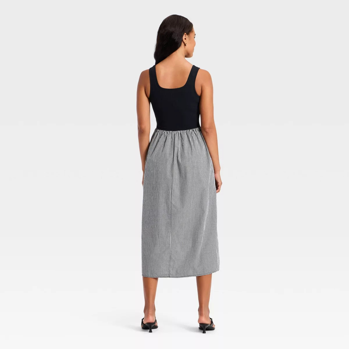 Women's Knit to Woven Midi Dress - A New Day™ | Target