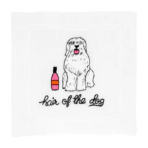 Hair Of The Dog Cocktail Napkins, Set of 4 | Over The Moon