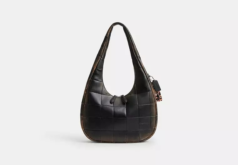 Alter/Ego Crescent Shoulder Bag In Checkerboard Upcrafted Leather | Coach (US)