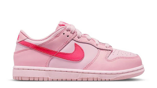 NIKE DUNK LOW TRIPLE PINK (GS) | The Edit LDN