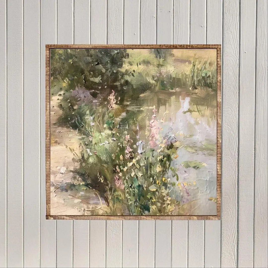 Reflections of Summer Canvas Printed Sign - Etsy | Etsy (US)