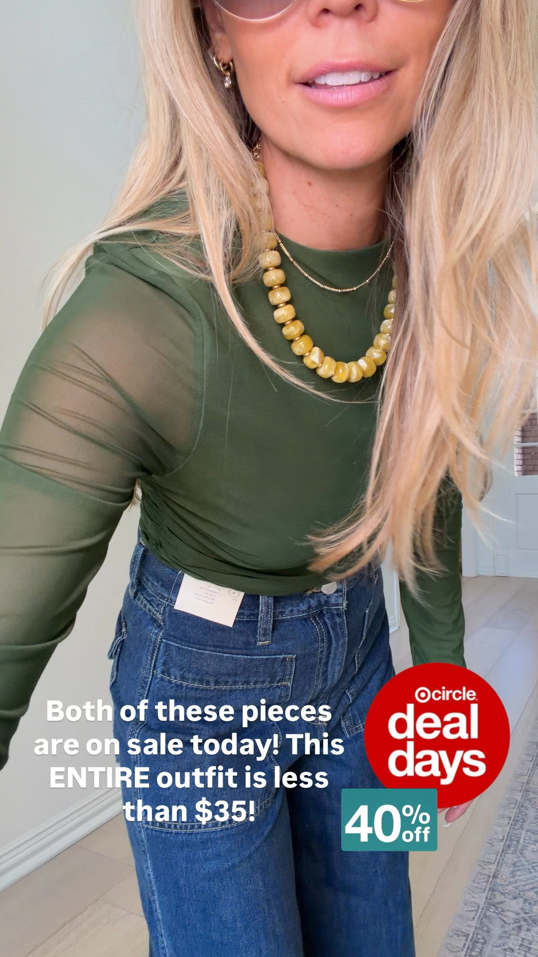 This whole outfit is on sale and is under $30 for the ENTIRE thing! 🤭