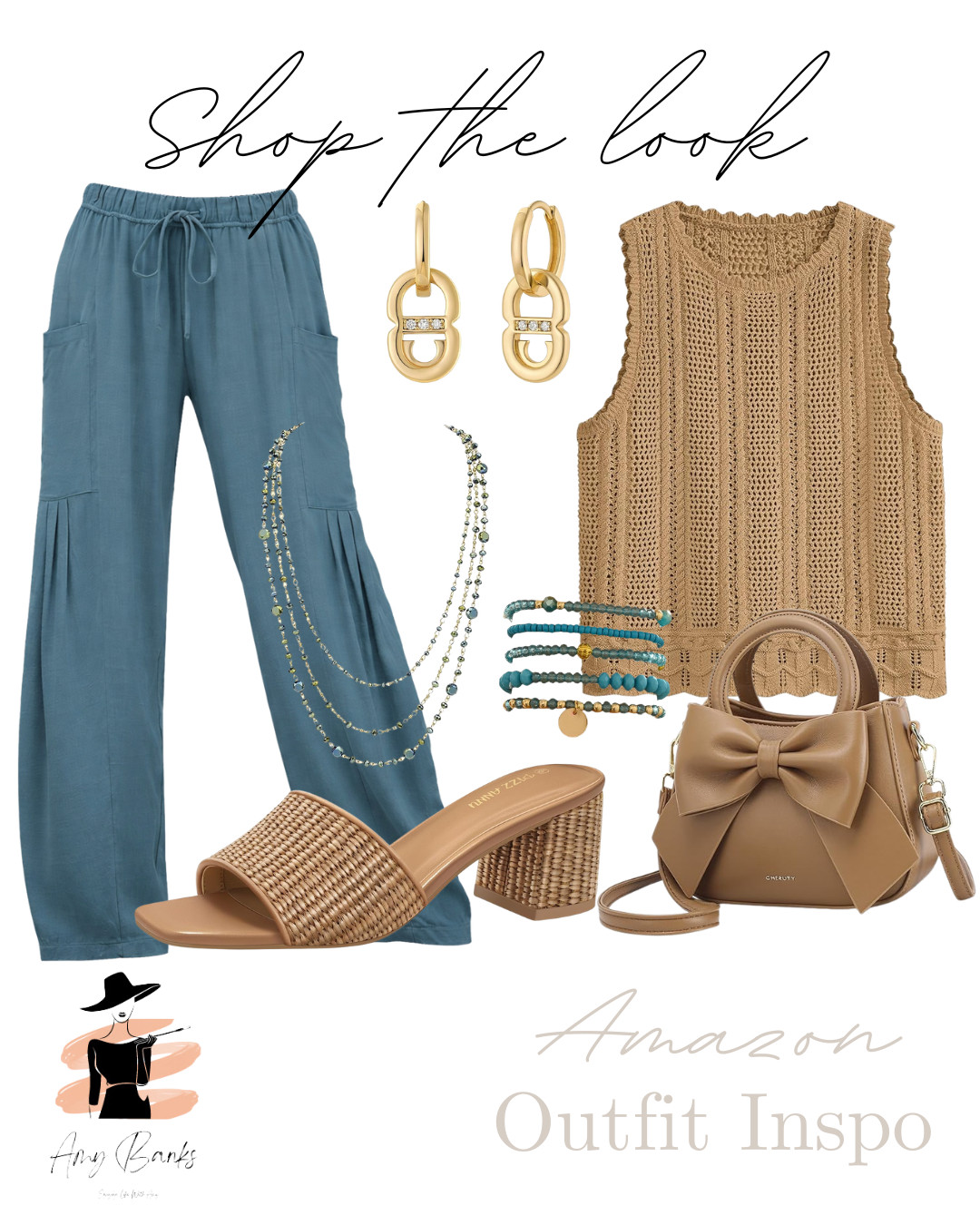 Casual chic summer vibes! These pants are perfect for a beach day. #summerstyle #beachwear #fashion 

 #LTKSeasonal #LTKPetite