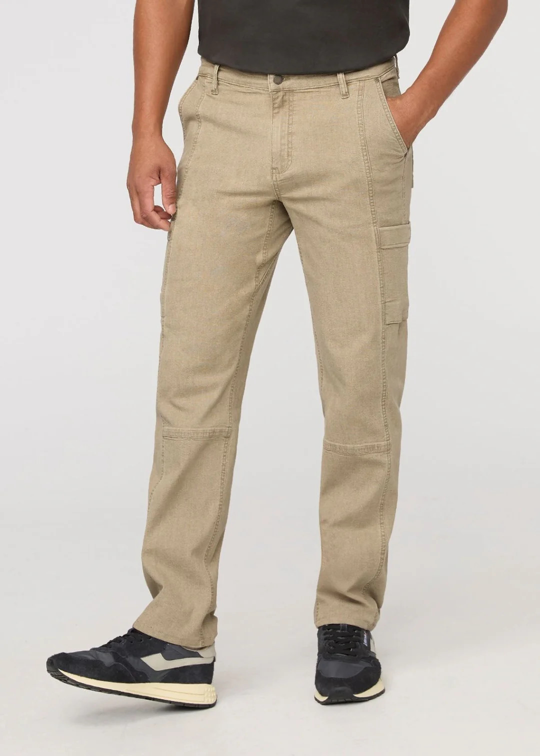 Stretch Canvas 7 Pocket Pant - Tan | DUER
