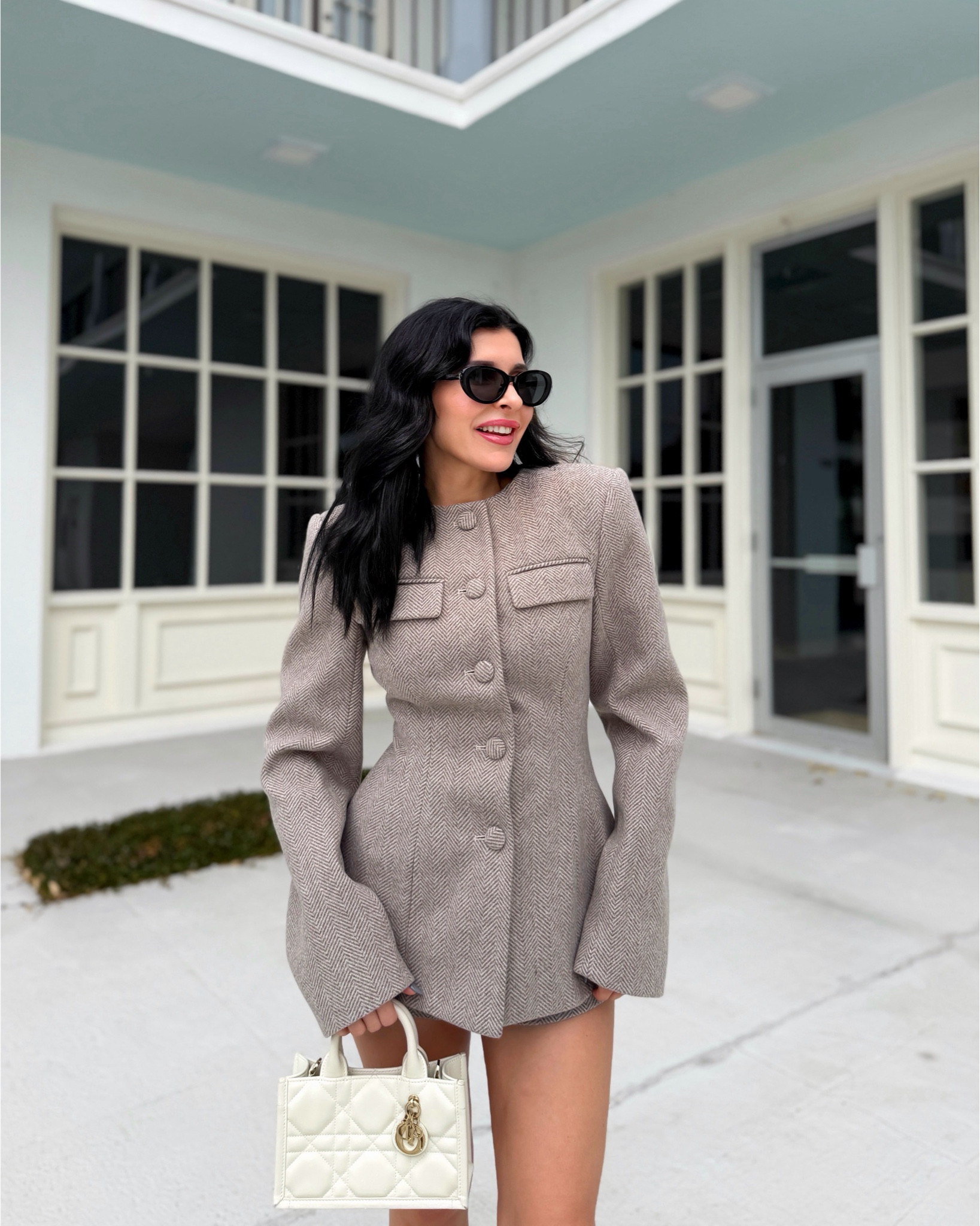 Brown wool structured blazer and matching shorts 

#LTKSeasonal #LTKgrwm #LTKootd