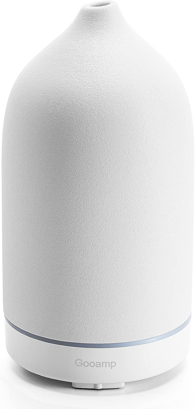 Gooamp 100ML Ceramic Diffuser,Aromatherapy Diffuser,Essential Oil Diffuser with 7 Color Lights Au... | Amazon (US)
