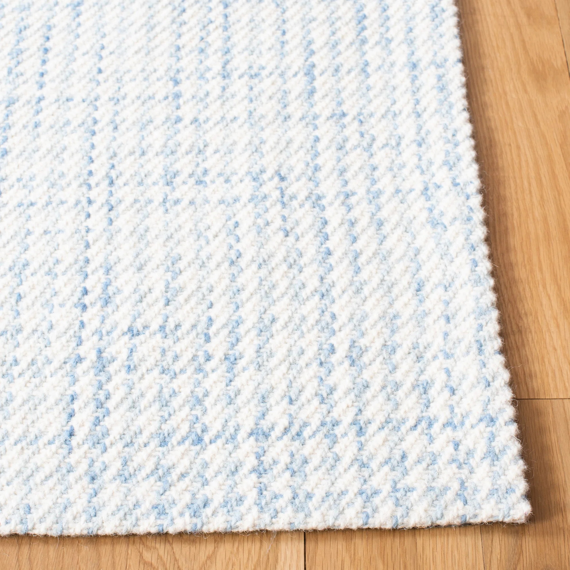 Earie Hand Woven Wool And Cotton Houndstooth Rug | Wayfair North America
