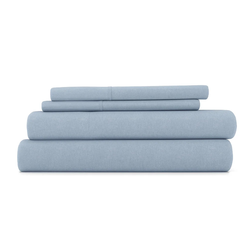 4-Piece Linen Bamboo Blend Sheet Set | Linens and Hutch