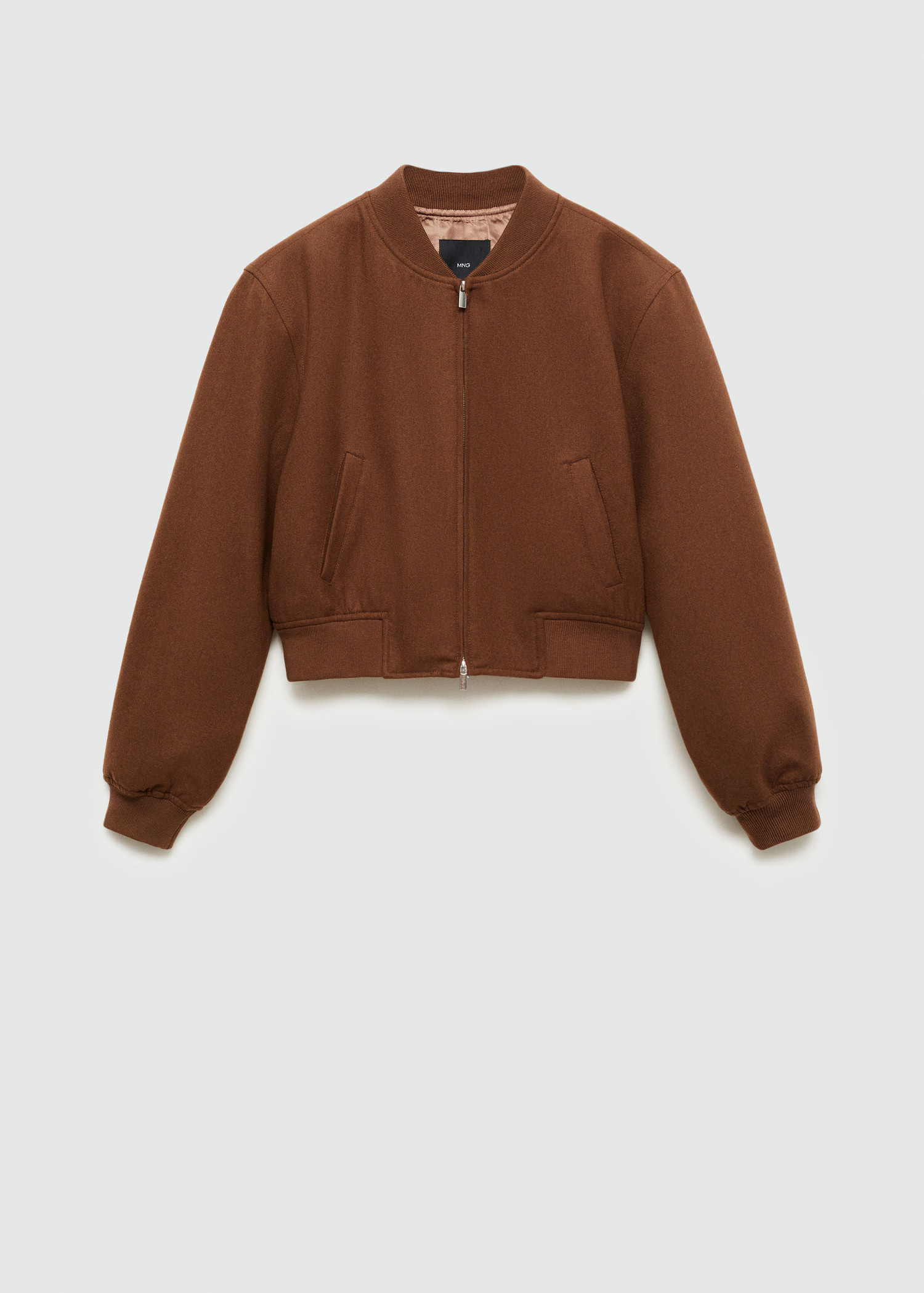 Wool bomber jacket - Women | MANGO USA | Mango (US/MX/AU)