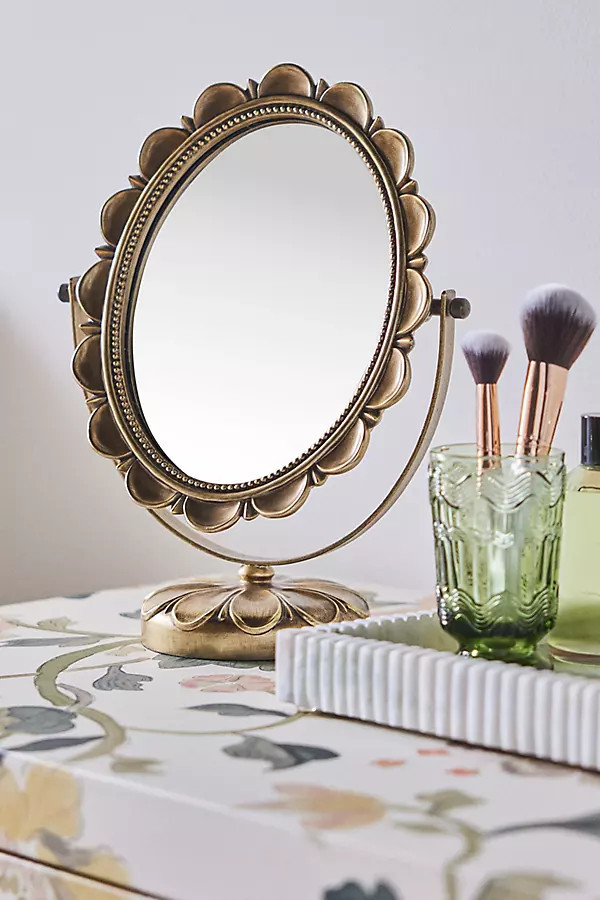 Louisa Tabletop Vanity Mirror | Anthropologie (US)