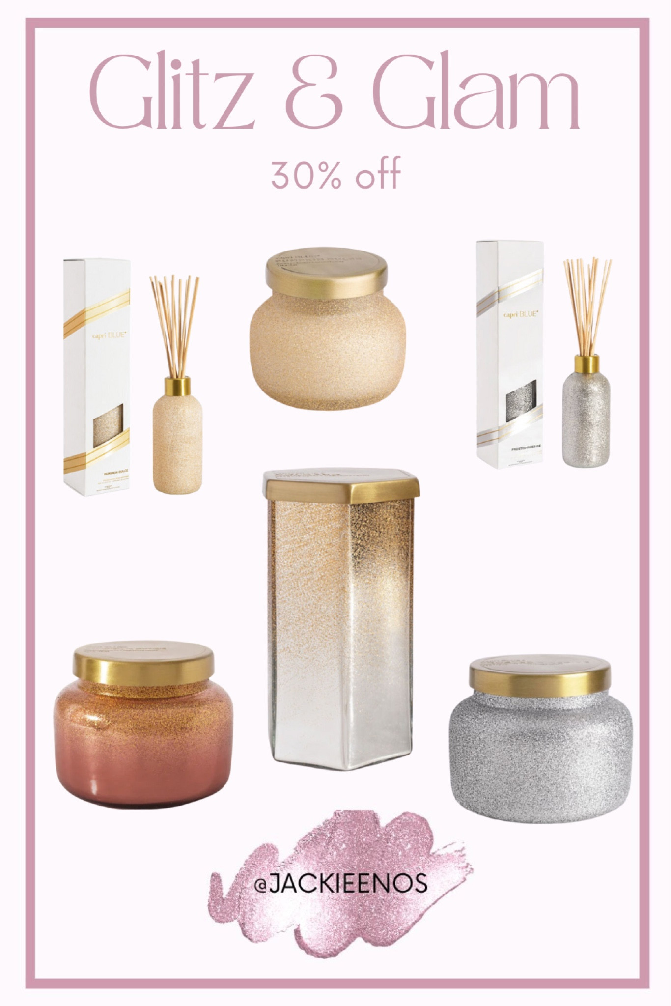 30% off glitz and glam candles 

#LTKsalealert #LTKHoliday #LTKGiftGuide