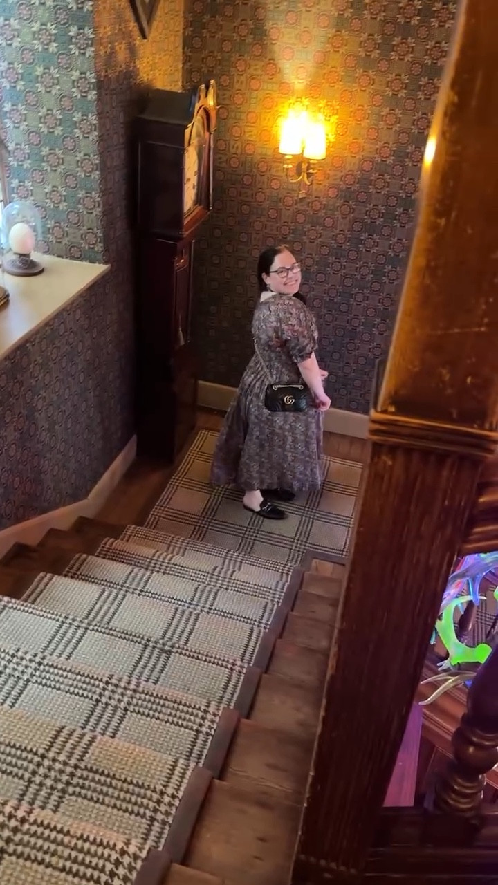 When your dress suits your Scottish hotel AND gives you a dramatic staircase moment…that’s just a win-win! ✨ this Doen dress is definitely a splurge but I love it! It’s petite friendly (it’s a Maxie dress on me, where I think it’s meant to be a midi dress) and washes well. It’s lightweight, easy to layer, and absolutely lovely on  I paired it with my go/to slip shorts, mules, and Gucci crossbody (my fancy occasion bag).

#LTKTravel #LTKPetite #LTKSeasonal