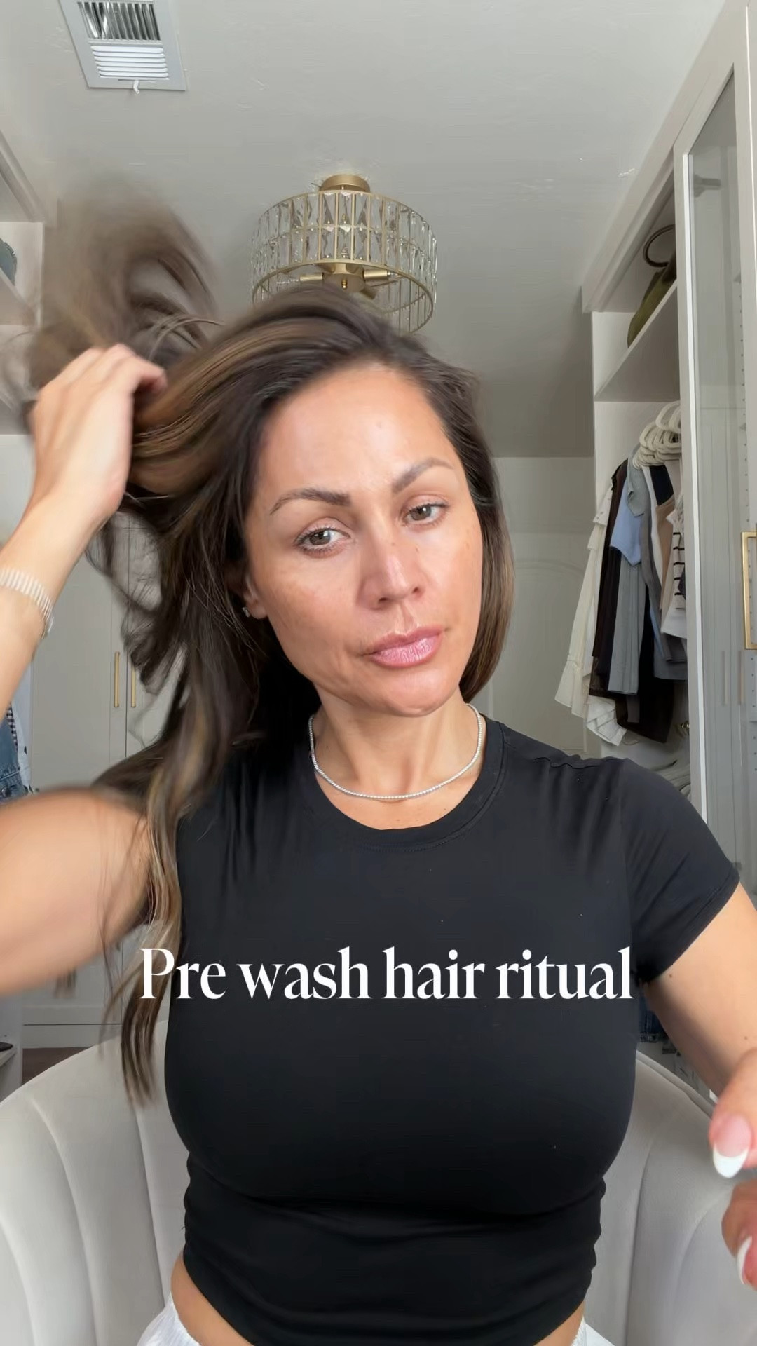 My little pre-wash hair ritual ✨
I apply the Colleen Rothschild Hair Mask, throw my hair up & go about my day.
Then wash it out later — SO soft. SO good. 👏 @Colleen Rothschild

#LTKgrwm