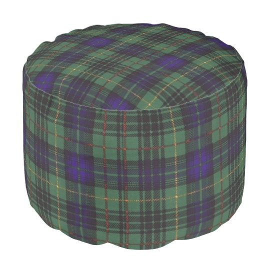 Lumbard clan Plaid Scottish kilt tartan Pouf | Zazzle.com | Zazzle