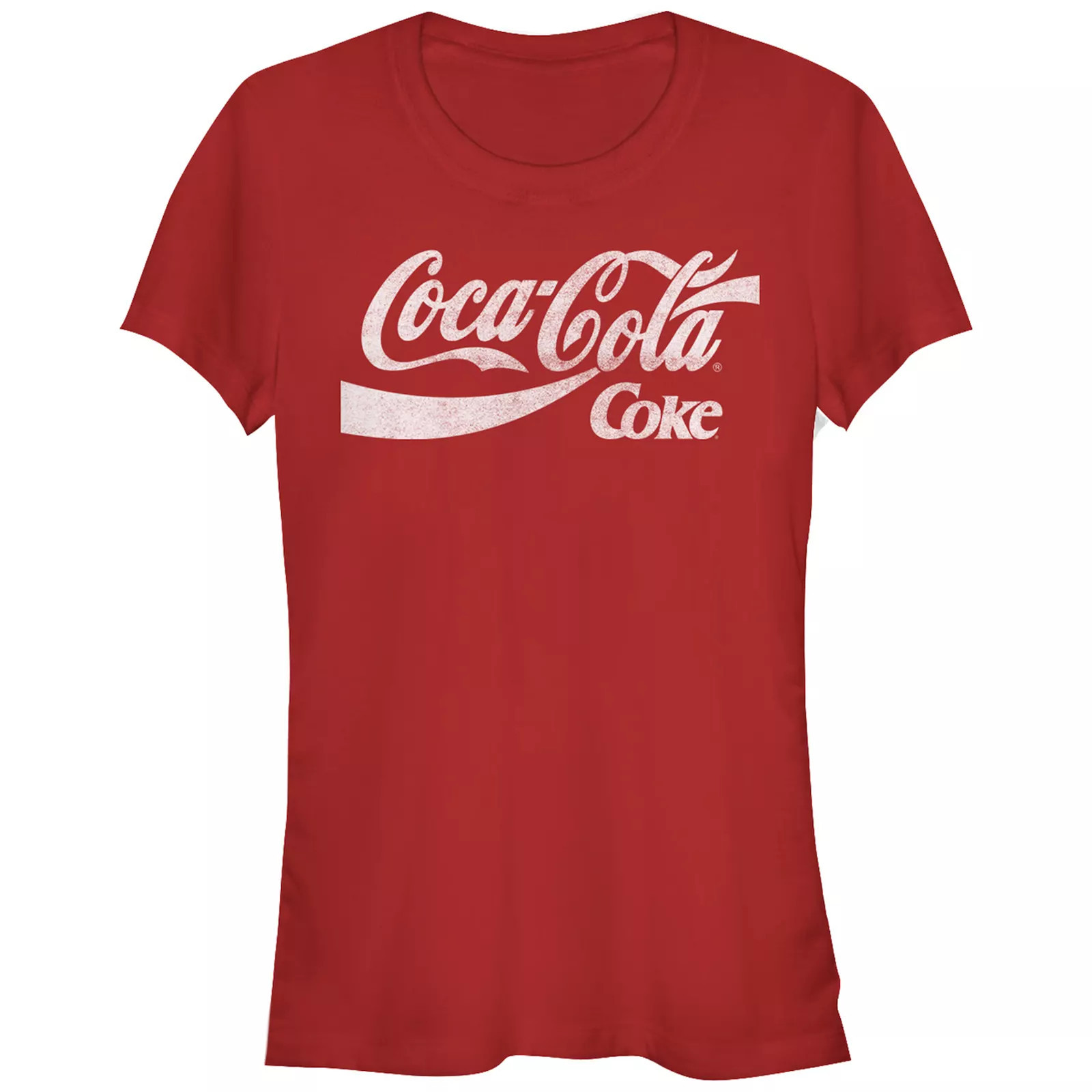 Juniors' Coca-Cola Twin Coke Logos Fitted Graphic Tee, Girl's, Size: XXL, Red | Kohl's