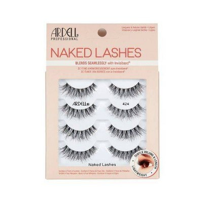 Ardell Naked False Eyelashes - No.424 - 4ct: Synthetic Hair, Adhesive Not Included | Target