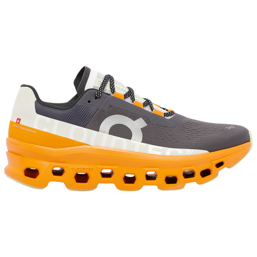 On Mens On Cloudmonster - Mens Running Shoes Eclipse/Tumeric Size 10.5 | Foot Locker (US)