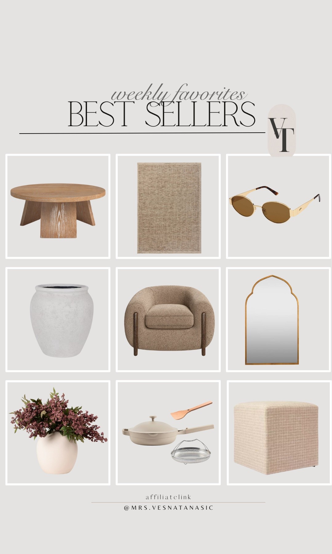 This week’s best sellers and favorites! Most of you took advantage of the sales! My favorite always pan is still on sale for Amazon spring sale and my new planters from Lowe’s are still available! 

#bestsellers #outdoor #patio #lowes #amazonhome #founditonamazon #amazonspringsale #targetstyle #target #wayfair #wayfairfinds #wayfairhome #rug #amazon #springhome #springsale #homerefresh #mirror #chair #sunglasses @amazon @loweshomeimprovement @target @targetstyle @wayfair 

#LTKStyleTip #LTKHome #LTKSaleAlert