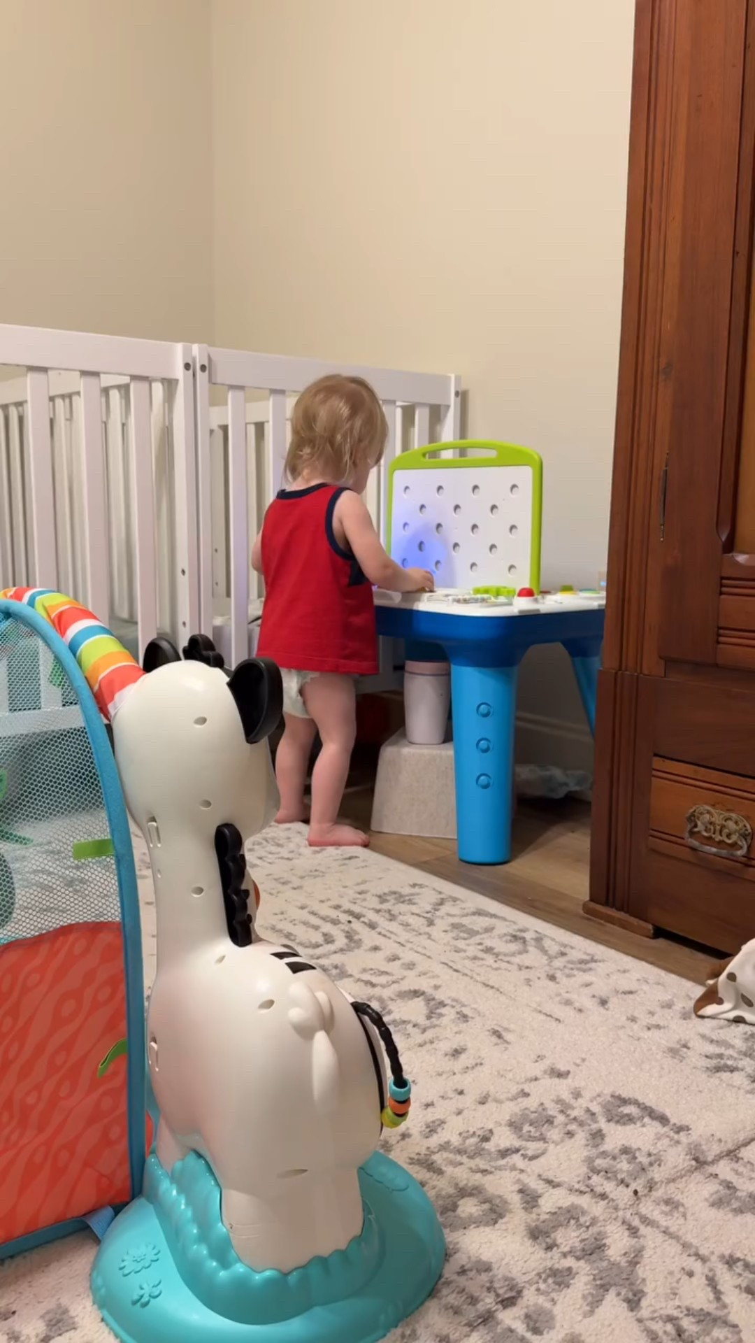 When you’re a mom of quadruplet toddlers locking lids are a must @owala 😂 
They love this @babyeinstein table but they only get to use it supervised because Walker has a climbing problem 
Comment TABLE for the link with the table or COFFEE for the link for the best locking spill proof lid coffee cups 
#quadruplets #momsofmultiples #momproblems #momlife #butfirstcoffee #toddlersbelike #toddler #toddlertoys #toddlerlife #toddlermomlife #toddlermom