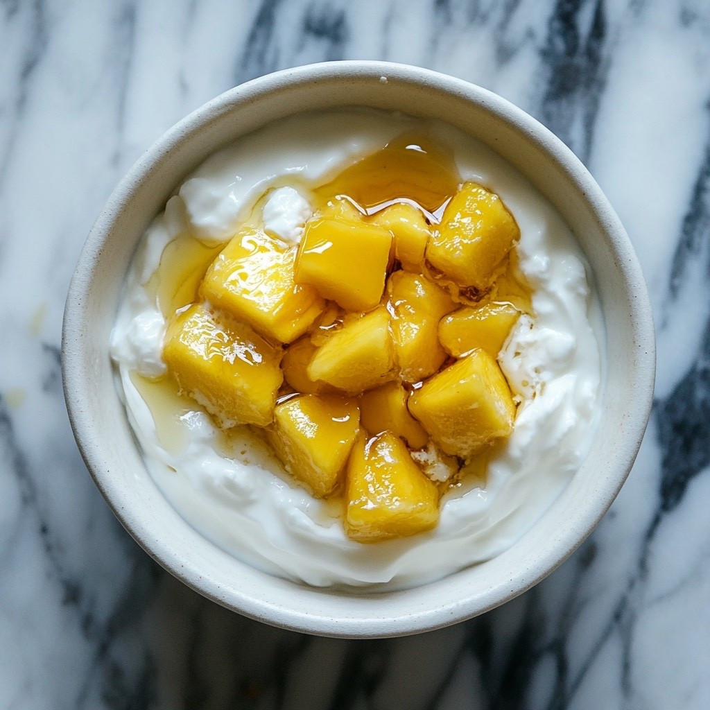 Simple, delicious, elegant — Greek yogurt with raw honey and frozen mangoes. ✨ Perfect as breakfast or dessert. Did you know Greek yogurt isn’t just high in protein? It’s also rich in natural electrolytes, prebiotics, and probiotics that support gut health. A beautiful way to start or end your day.

#LTKActive #LTKHome #LTKFamily