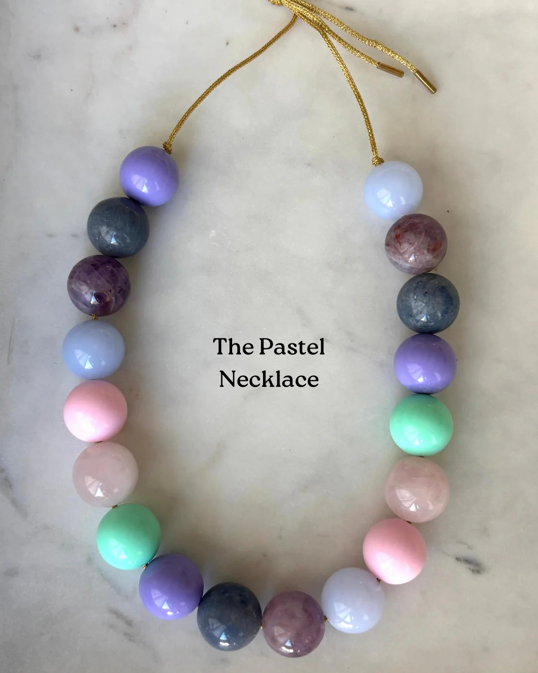 Prism Royale Bubblegum Beaded Necklaces | La Lumiere NY