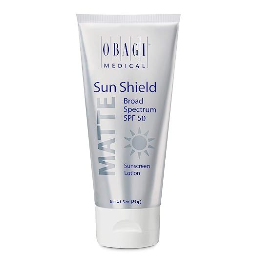 Obagi Sunscreen Sun Shield Matte Broad Spectrum SPF 50 Sunscreen, combines UVB absorption and UVA... | Amazon (US)