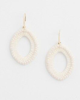 No Droop™ White Navette Earrings | Chico's