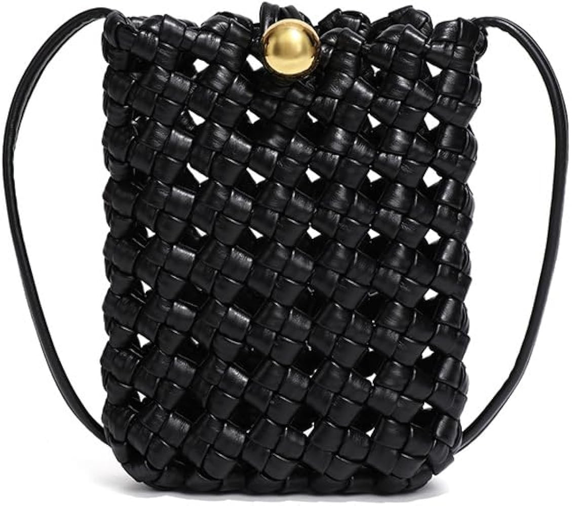 Cute Crossbody Purse for Women, Straw Handbags Sling Purse Grunge Shoulder Bag Aesthetic Casual C... | Amazon (US)