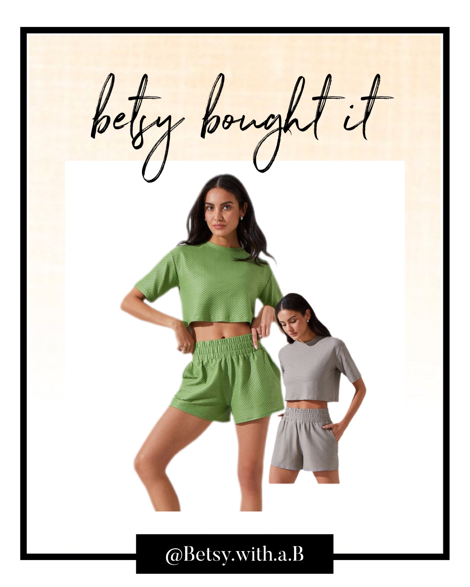 Mix & Match these PERFECT colors. Love the crop fit if the tee, the high waist of the shirt, and the textured shine. 
***Im wearing a medium in the top, and LARGE in the shorts. 


#LTKSeasonal #LTKfit #LTKunder100