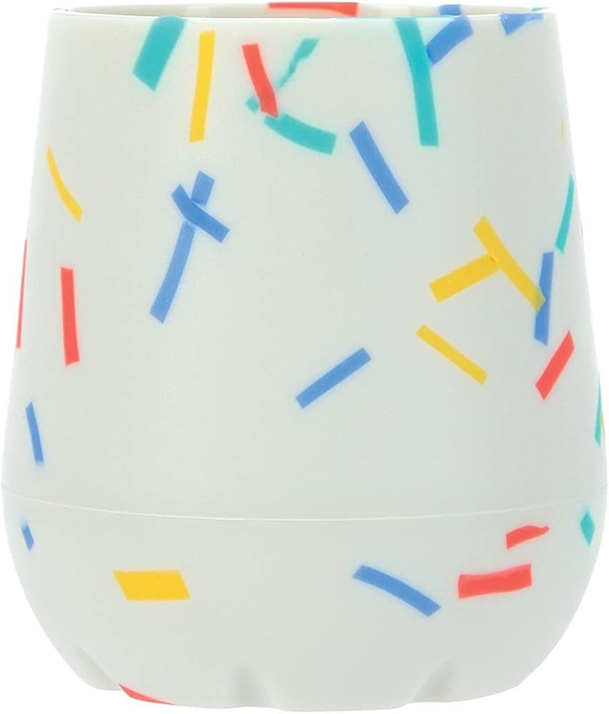 Nuby Silicone Confetti/Sprinkles First Open Training Cup for Baby: 2oz | Amazon (US)