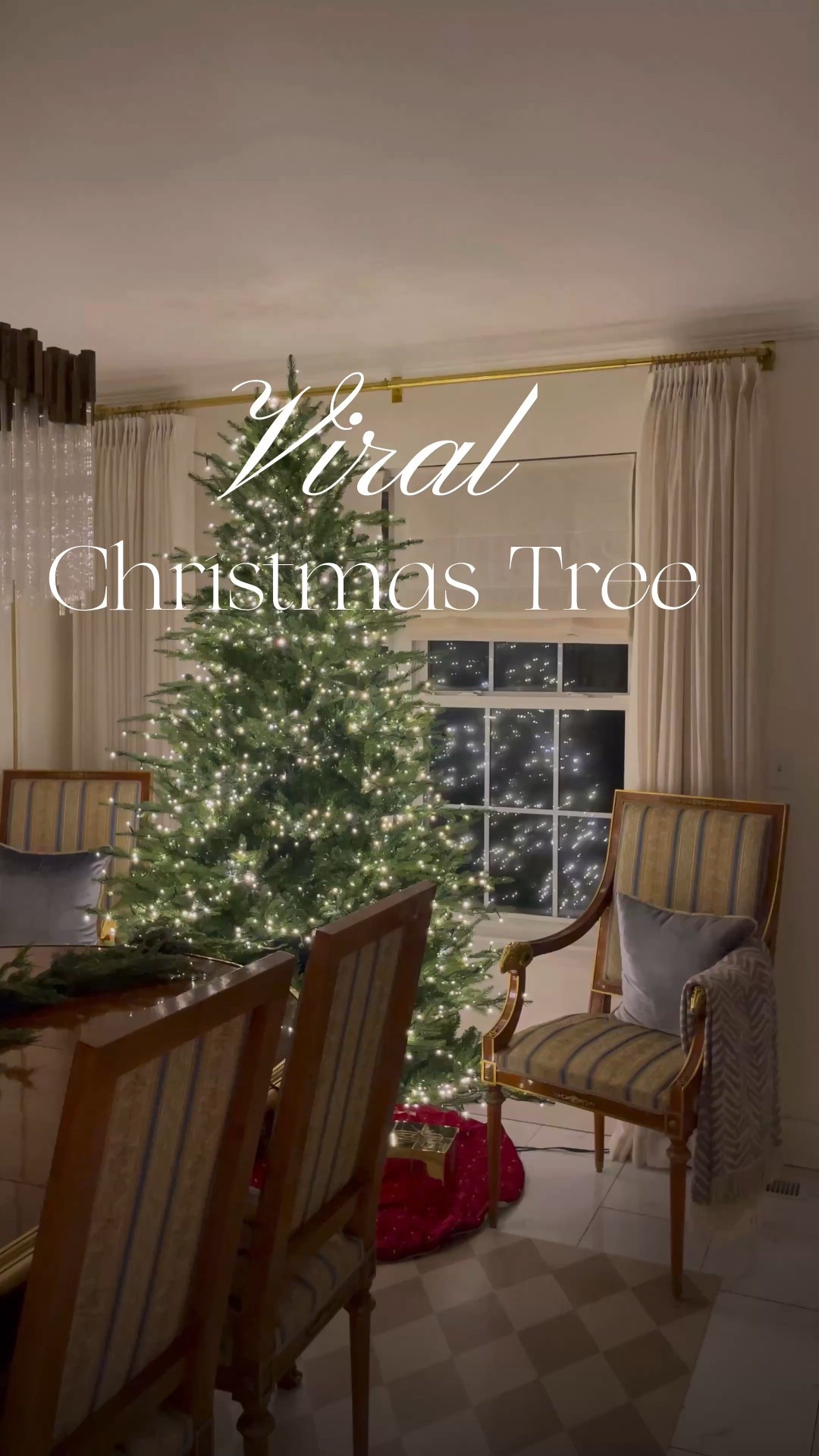 this Viral Christmas tree! 🌲 lives up to the hipe! It is gorgeous and now available flocked too! 

#christmastree #viralchristmastree

#LTKHoliday #LTKHome #LTKSeasonal