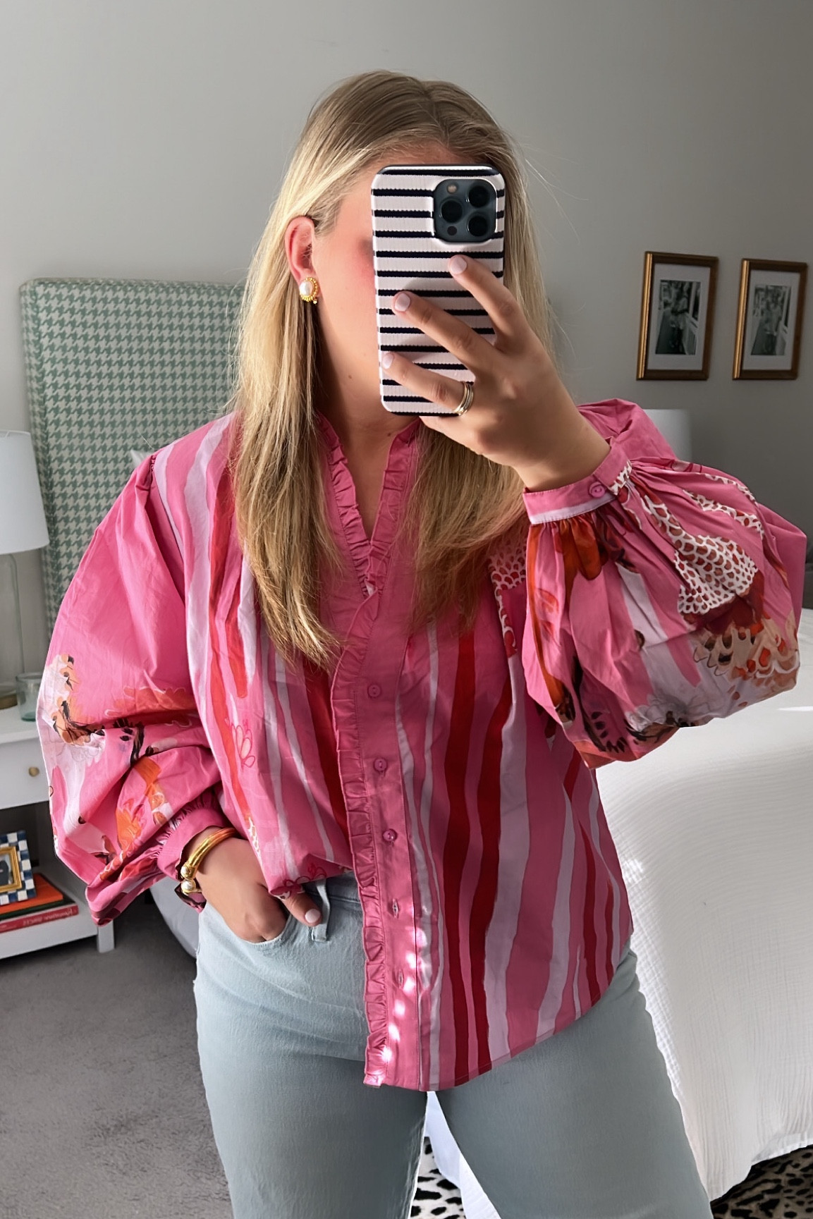 Work ootd! Love this colorful top! 

#LTKstyletip #LTKmidsize #LTKworkwear