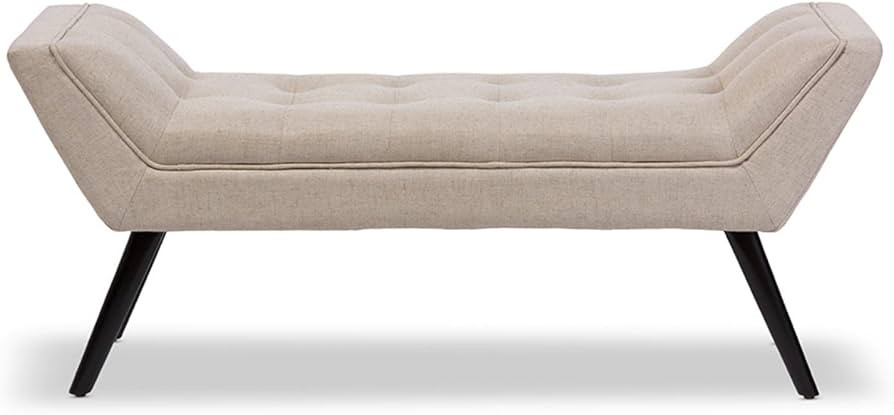 Baxton Studio Wholesale Interiors Tamblin Mid-Century Retro Linen Fabric Upholstered Grid-Tufting... | Amazon (US)