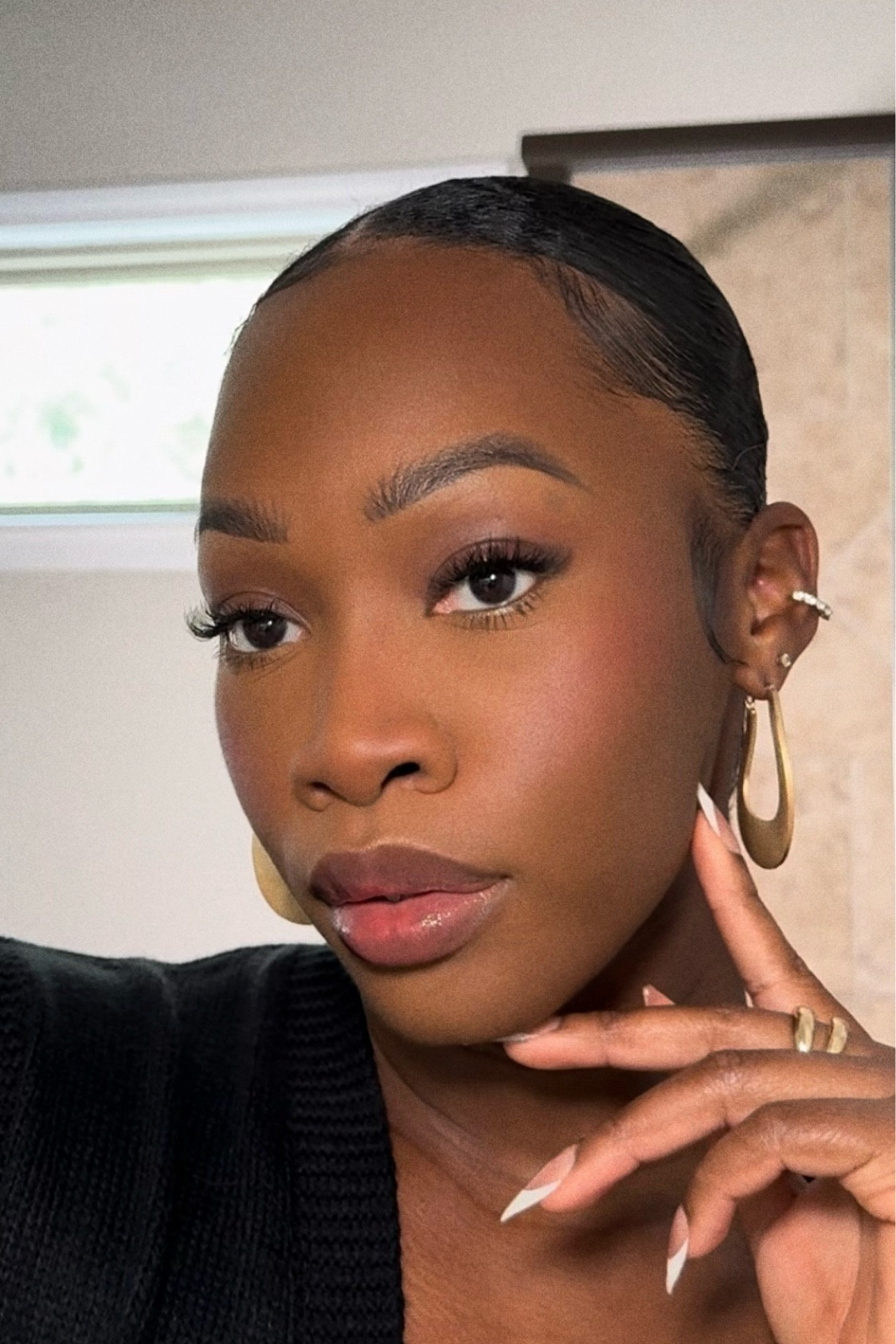 5 minute makeup look for work & school 🤎