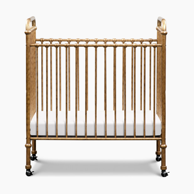 Namesake Abigail 3-in-1 Convertible Mini Crib in Vintage Gold | Babylist