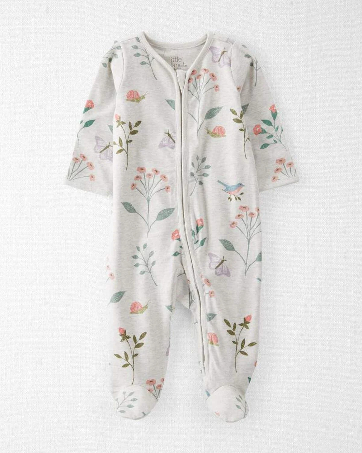 Baby Girl Organic Cotton Sleep & Play Pajamas | Carter's Inc