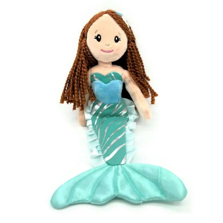 The Petting Zoo, Mermaid Doll, Mermaid Gifts for Girls, Plush Mermaid Doll, 12 inch (Red Hair) - ... | Walmart (US)