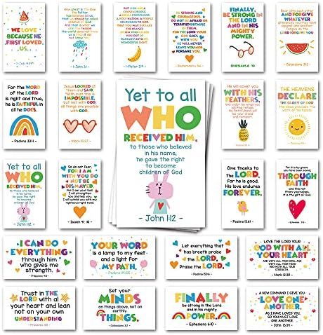 60 Prayer Cards Mini Scripture Cards with Assorted Bible Verses for Children’s Bible Studies, E... | Amazon (US)