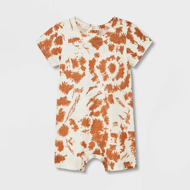 Grayson Mini Baby Boys' Tie-Dye Romper | Target