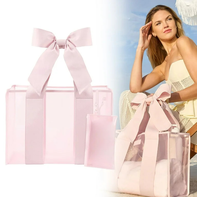 GEIJLPH Clearance! Lightweight Beach Bag with Phone for Women Tip Proof Foldable & Washable Tote ... | Walmart (US)