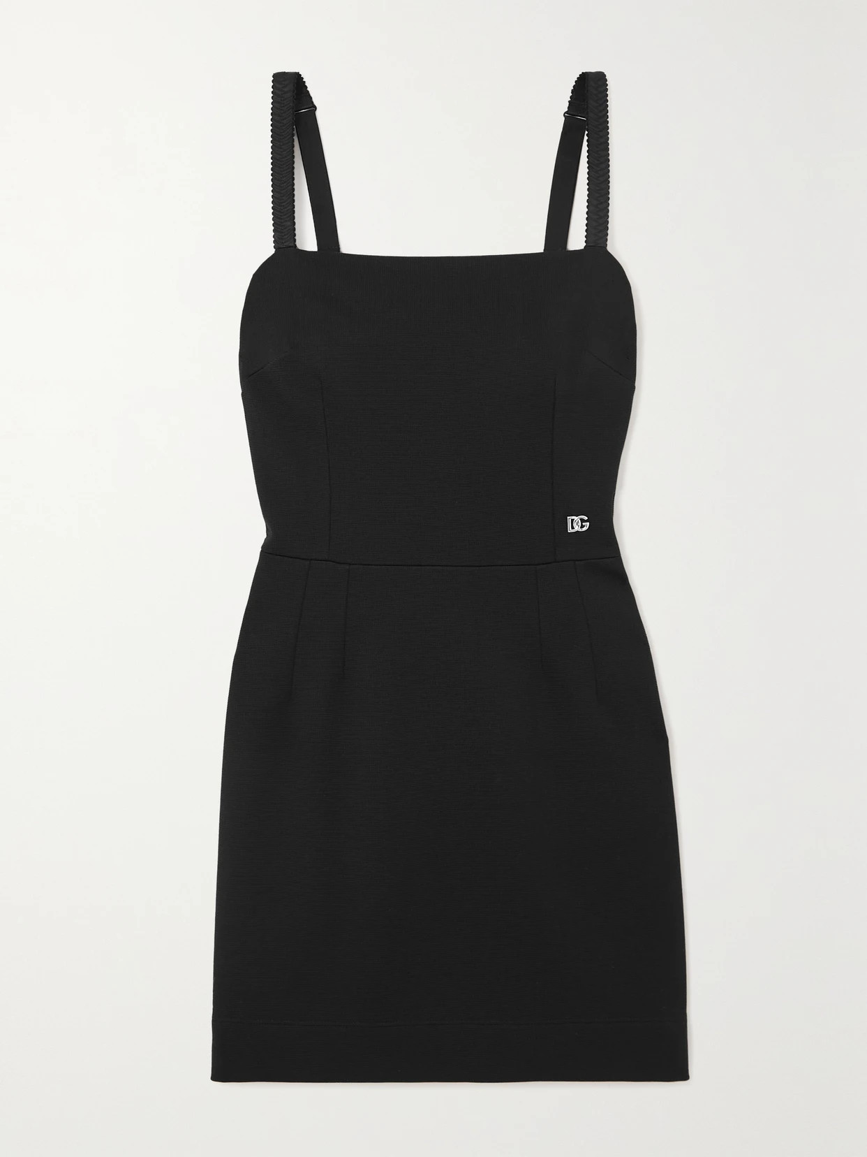 Dolce & Gabbana - Embellished Stretch-jersey Mini Dress - Black - IT50 | NET-A-PORTER APAC
