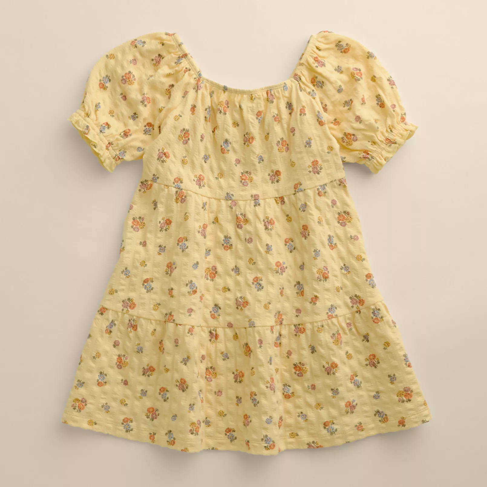 Baby & Toddler Girl Little Co. by Lauren Conrad Tiered Puff Sleeve Dress | Kohl's