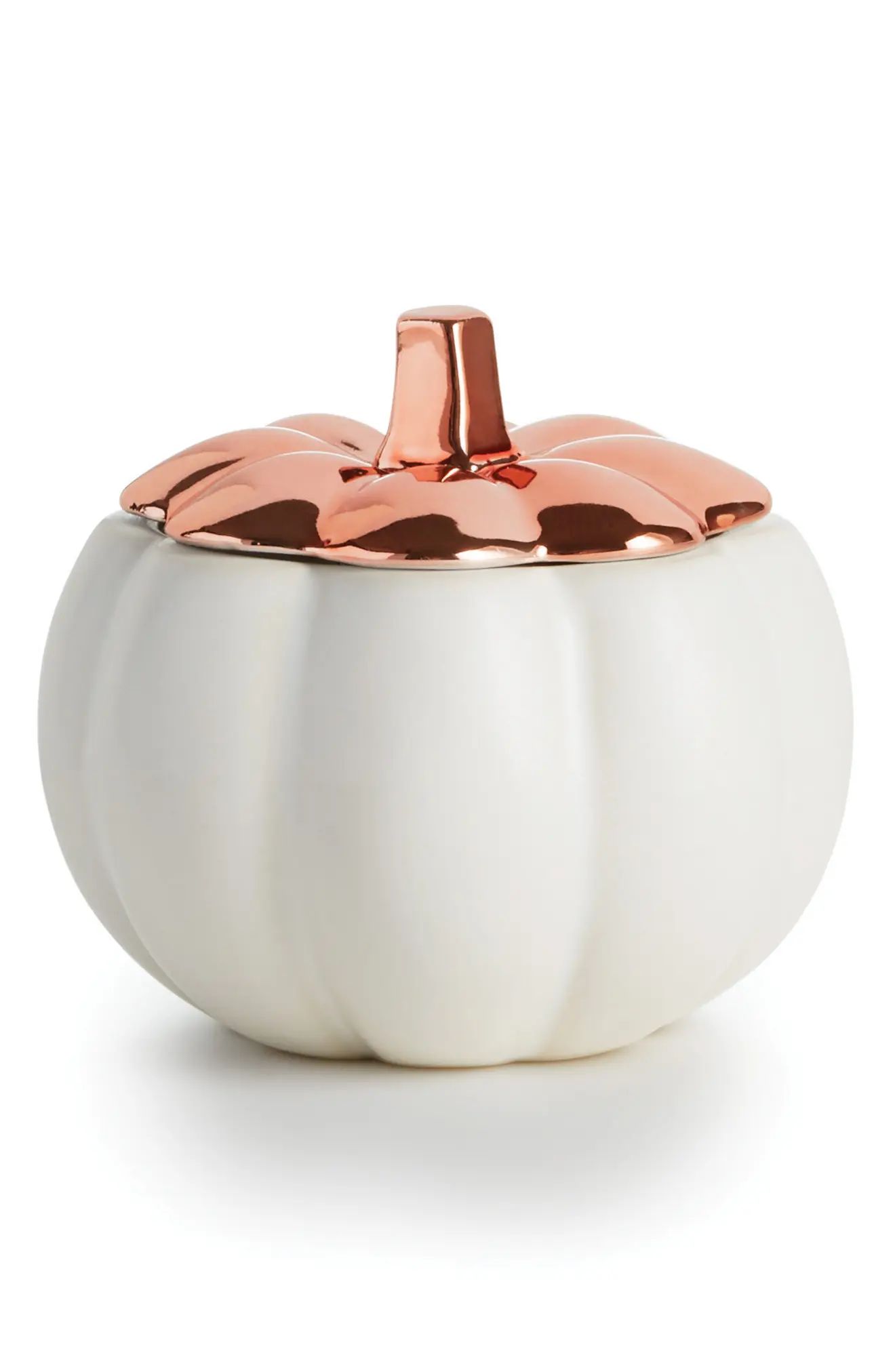 ILLUME® Rustic Pumpkin Lidded Ceramic Candle | Nordstrom