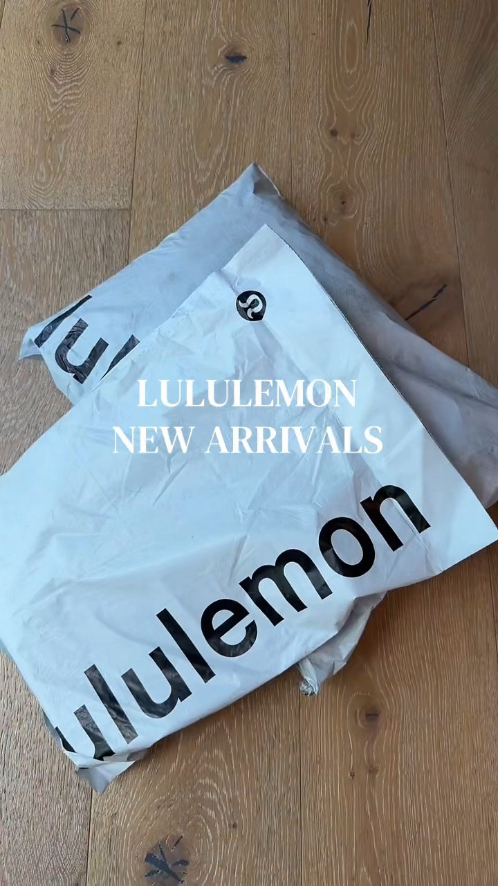 Lululemon new arrivals unboxing✨ I will post a try on of these soon 🫶🏻 and have these all 🔗 on my LTK! 

@lululemon