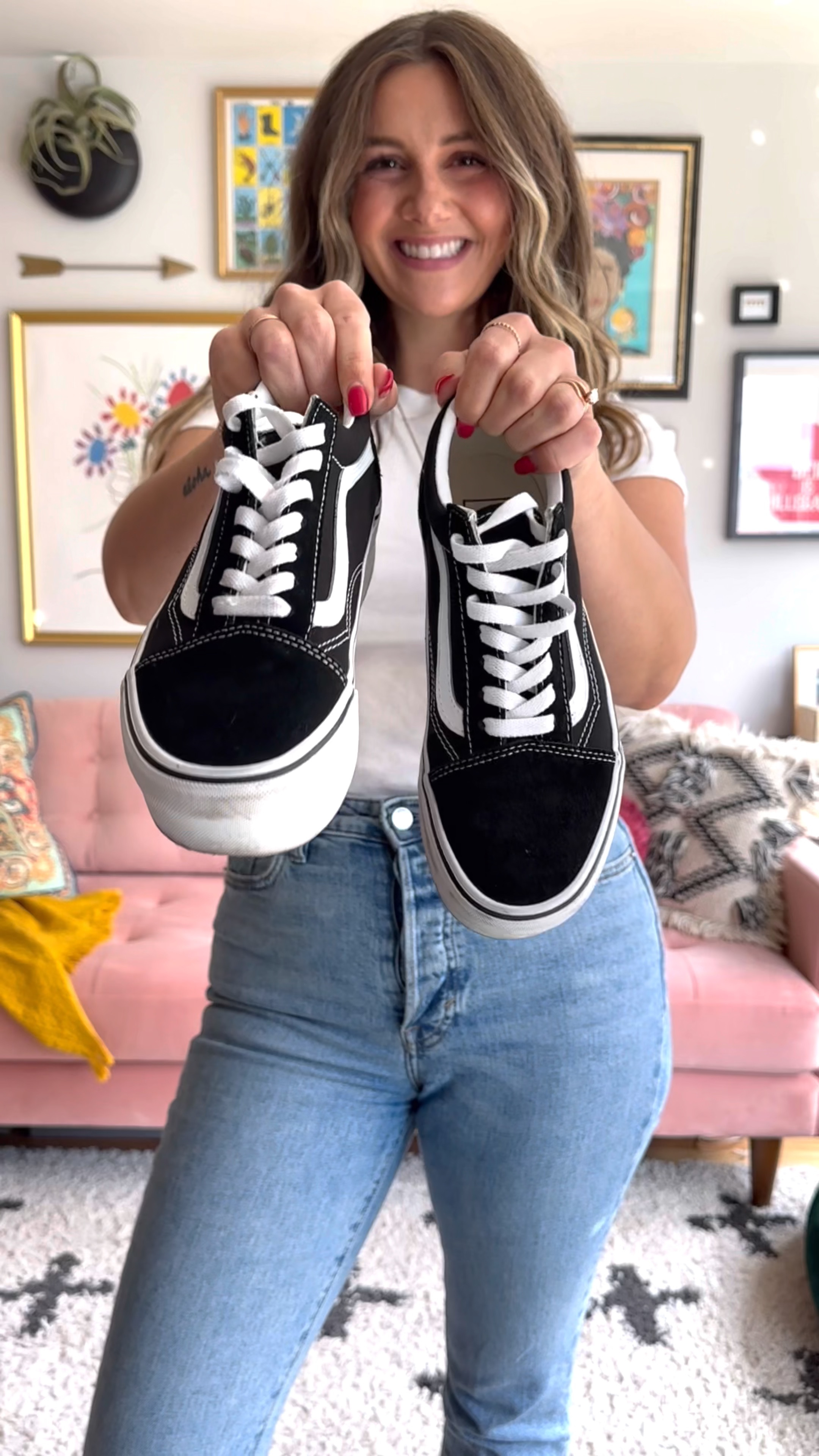 Outfits to wear clearance with old skool vans