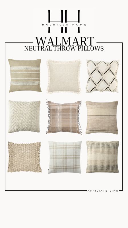 Walmart neutral pillows, neutral pillows, Walmart pillows, throw pillows, Walmart on sale, pillows on sale. Follow @havrillahome on Instagram and Pinterest for more home decor inspiration, diy and affordable finds Holiday, christmas decor, home decor, living room, Candles, wreath, faux wreath, walmart, Target new arrivals, winter decor, spring decor, fall finds, studio mcgee x target, hearth and hand, magnolia, holiday decor, dining room decor, living room decor, affordable, affordable home decor, amazon, target, weekend deals, sale, on sale, pottery barn, kirklands, faux florals, rugs, furniture, couches, nightstands, end tables, lamps, art, wall art, etsy, pillows, blankets, bedding, throw pillows, look for less, floor mirror, kids decor, kids rooms, nursery decor, bar stools, counter stools, vase, pottery, budget, budget friendly, coffee table, dining chairs, cane, rattan, wood, white wash, amazon home, arch, bass hardware, vintage, new arrivals, back in stock, washable rug


#LTKFindsUnder100 #LTKSaleAlert #LTKHome