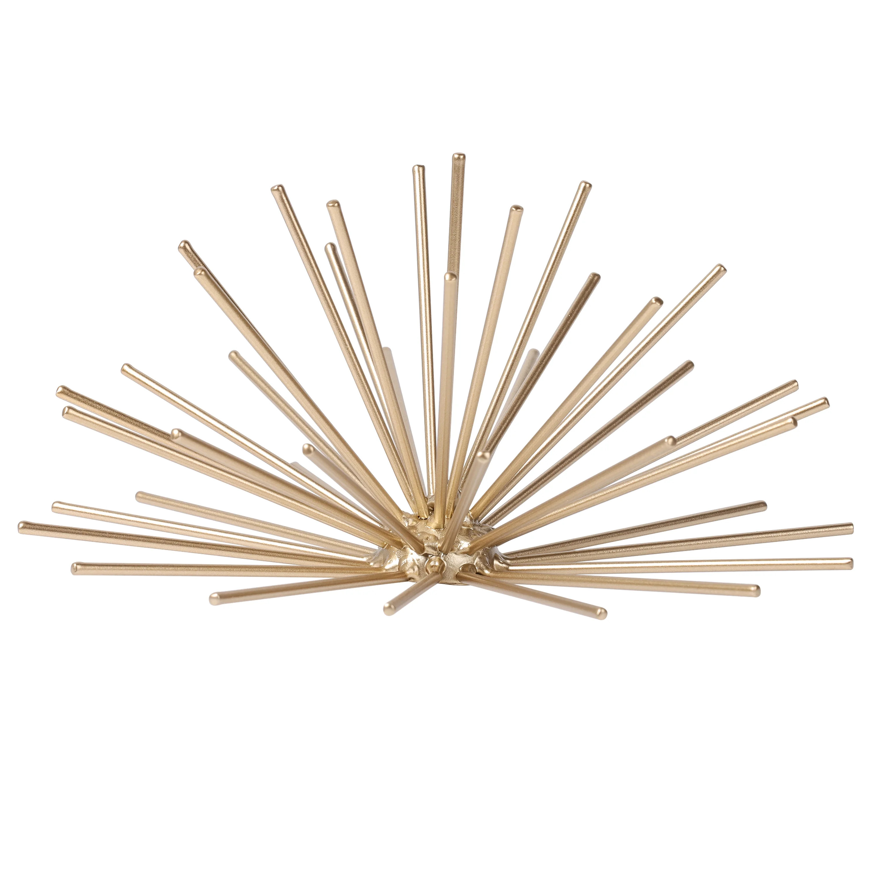 Mainstays 7.95" x 3.86" Gold Orb Metal Wall or Tabletop Decorative Figurine | Walmart (US)