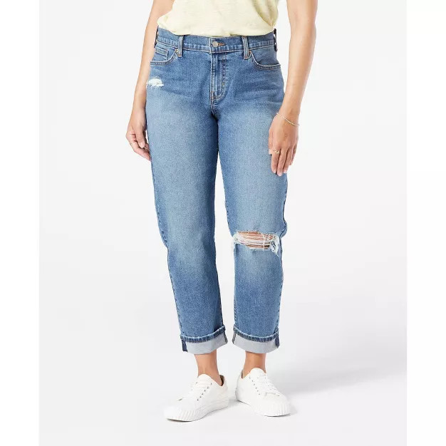 DENIZEN® from Levi's® Women's Mid-Rise Cropped Boyfriend Jeans | Target